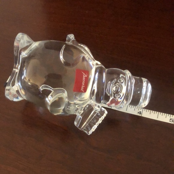 Baccarat Crystal Snowman with Broom. Made in and purchased in France 🇫🇷 - Picture 8 of 15